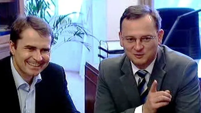David Vodrážka a Petr Nečas