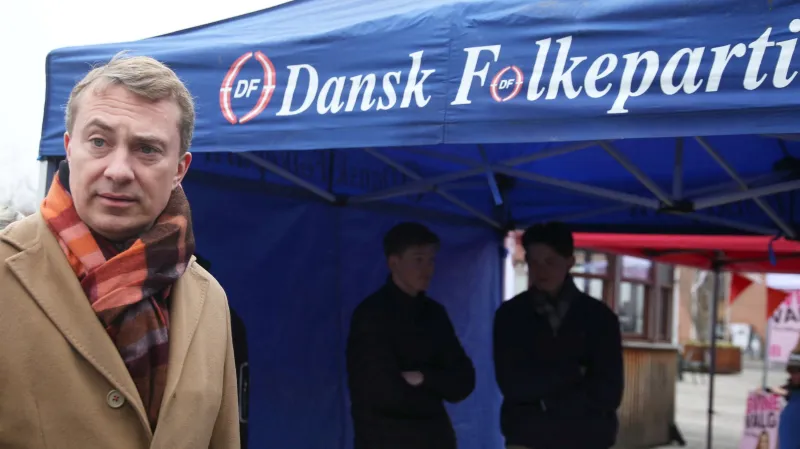 Šéf Dánské lidové strany Morten Messerschmidt