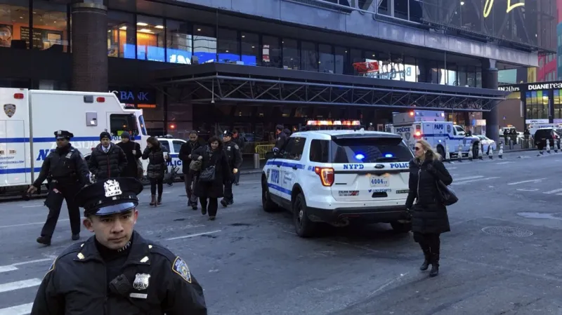 Policejní zásah u terminálu Port Authority