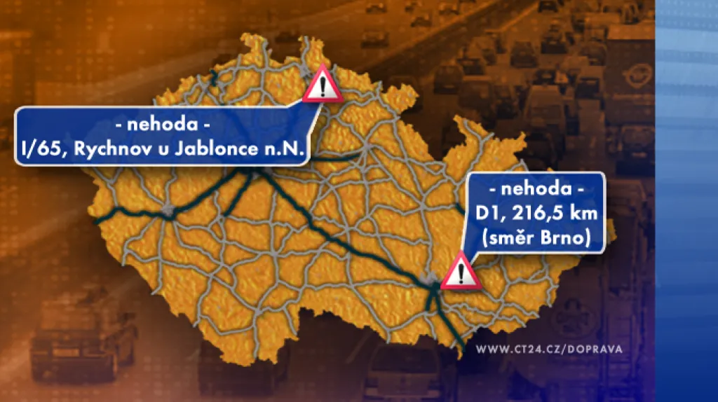 Dopravní situace v pátek 12. 9. 2008