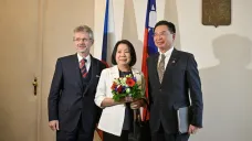 Předseda Senátu Miloš Vystrčil se setkal s tchajwanským ministrem zahraničí Josephem Wu