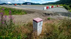 Konec polské dálnice S3 na hranicích s Českou republikou