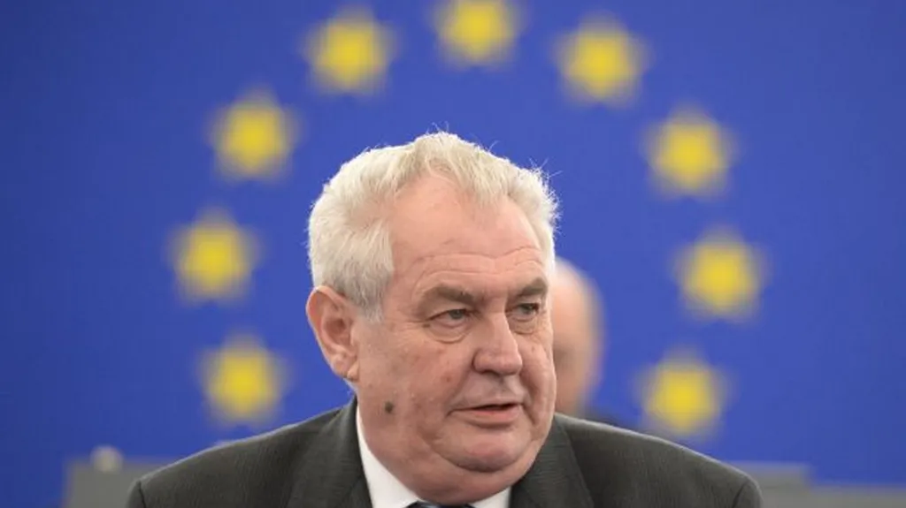 Prezident Zeman v Evropském parlamentu