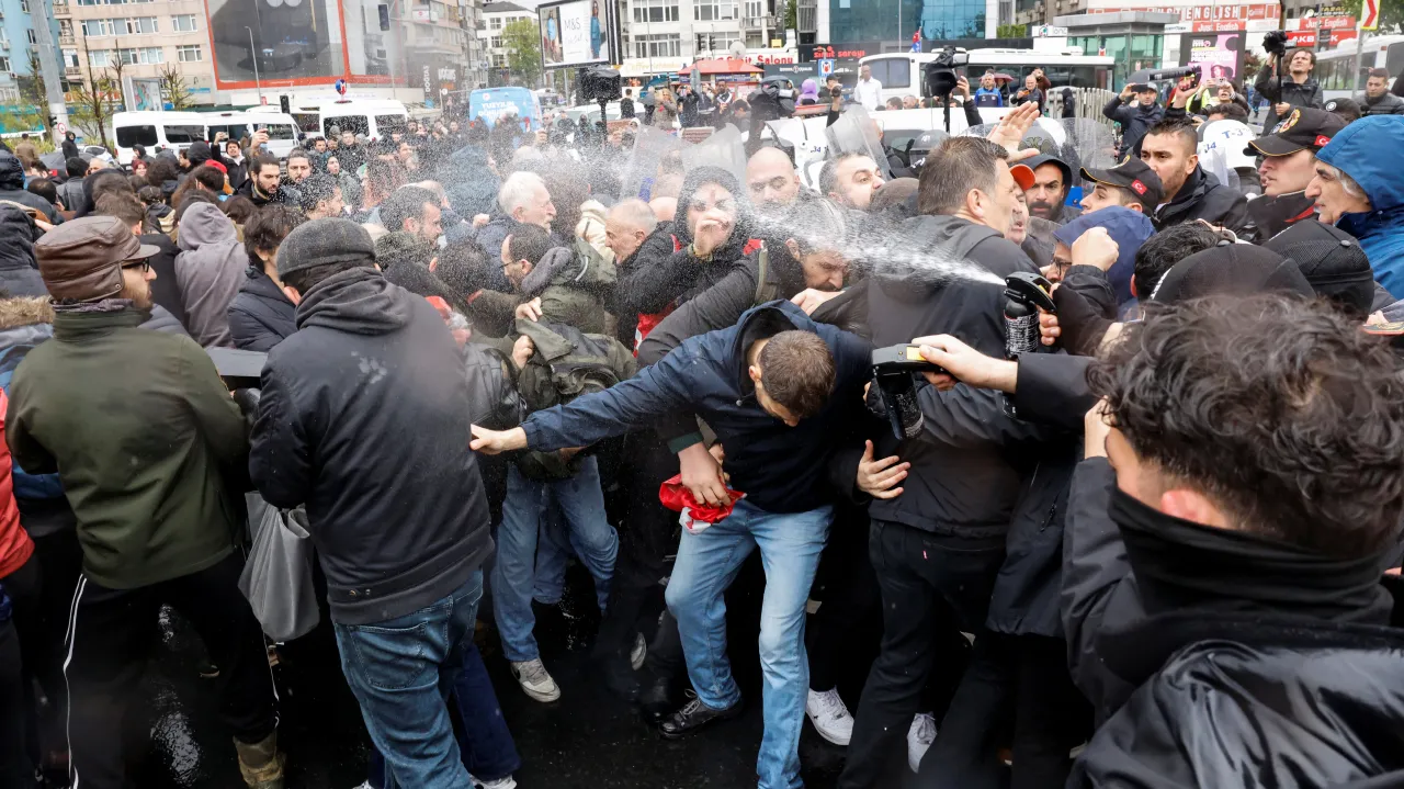Moroccan Police Deployed Water Cannons and Tear Gas Near Ceuta Ahead of Saturday