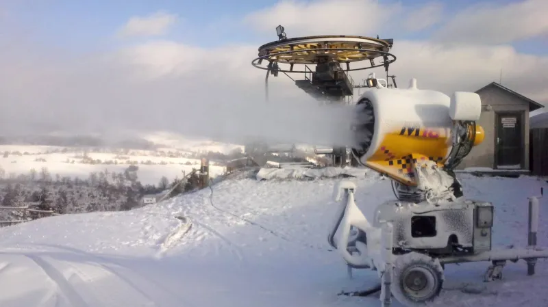 Ski areál v Branné