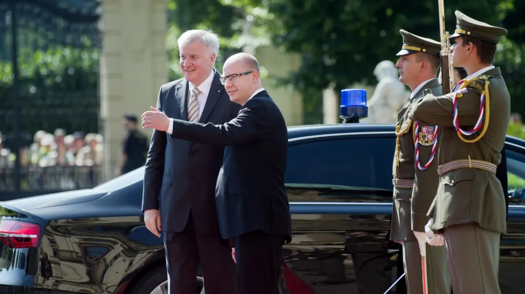 Návštěva Horsta Seehofera v Praze