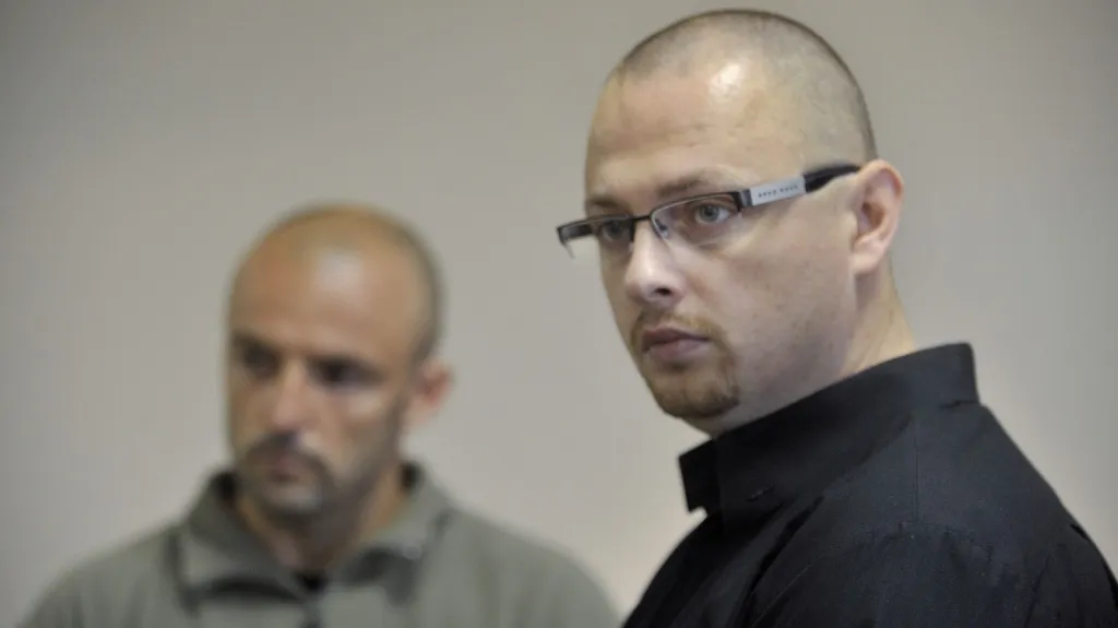 Jarmil Šimoník a František Jaroš (vpravo)