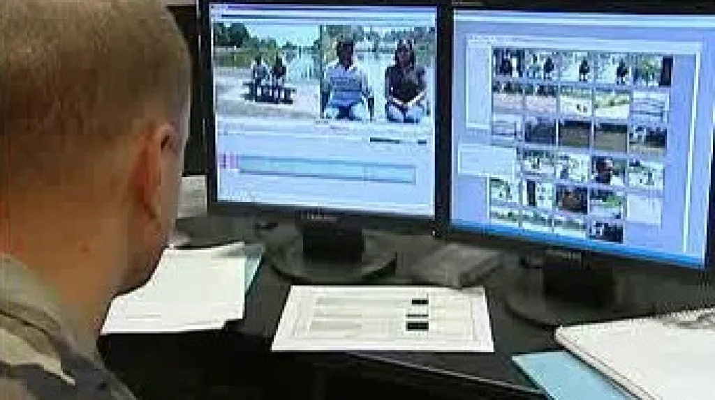 Americký voják na Vojenské informační škole