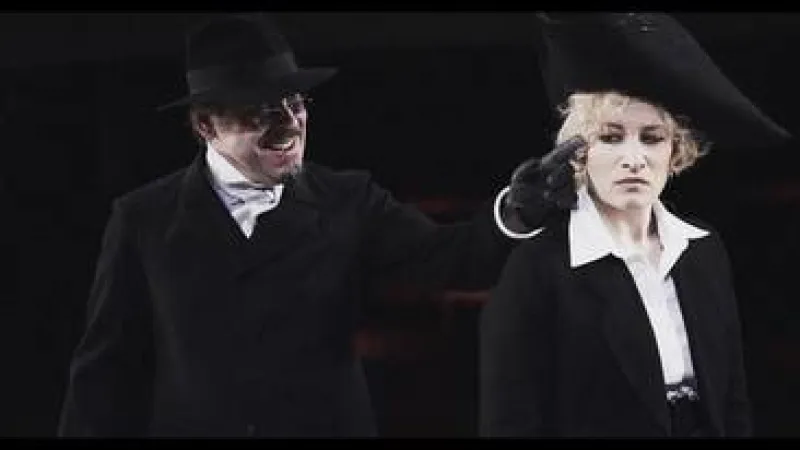 Miroslav Táborský a Helena Dvořáková ve hře Polední úděl