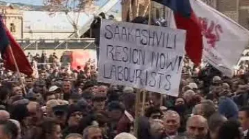 Protesty v Gruzii