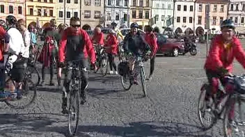 Cyklisté v Budějovicích