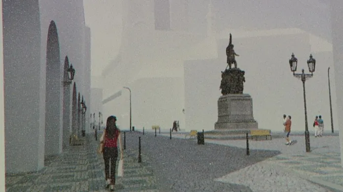 Vizualizace vítězného návrhu počítá s umístěním pomníku na náměstí