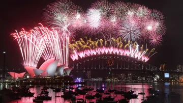 Australské Sydney vítá rok 2015