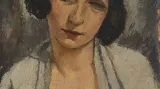 František Eberl / Dívka s rozepnutou blůzou, 20.-30. léta 20. století