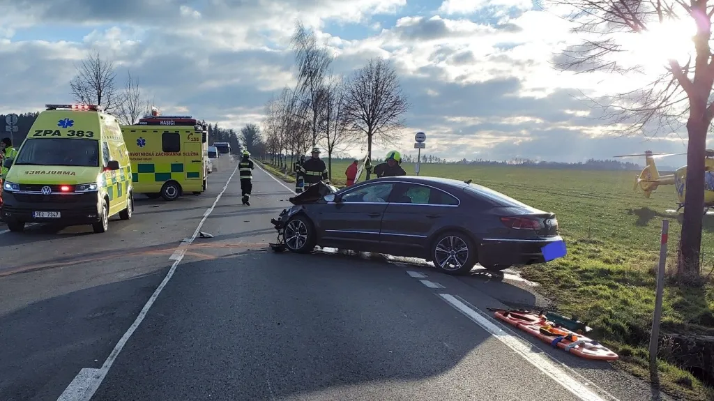 Nehoda na silnici mezi Litomyšlí a Poličkou