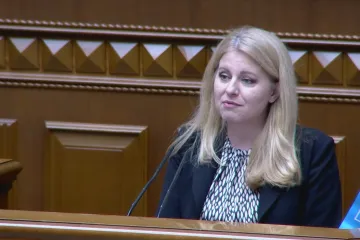 „Ukrajina hrdinně brání Evropu před Ruskem,“ ocenila Čaputová v Kyjevě