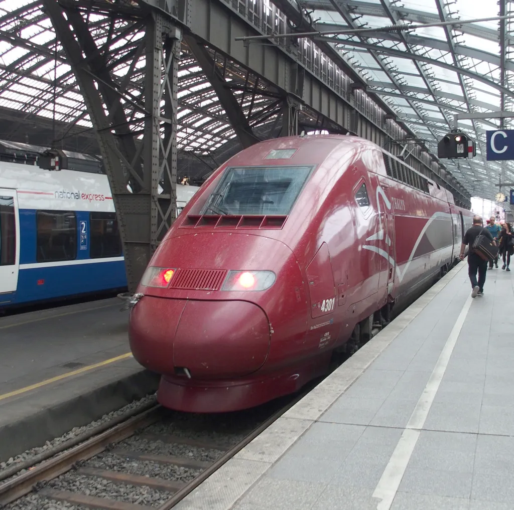 Do rodiny TGV patří i vlaky provozované společností Thalys. Jezdí z Francie do Belgie, Nizozemska a z Belgie do Německa. Původně její akcie vlastnili dopravci ze všech těchto zemí (tedy SNCF, SNCB, NS a DB), ale německá DB se jich později zbavila