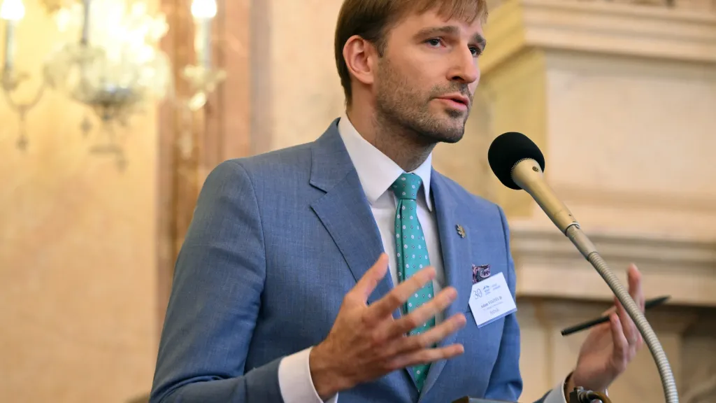 Ministr zdravotnictví Adam Vojtěch (za ANO)