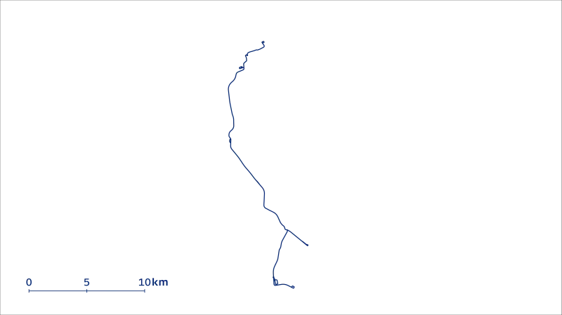 Jaké město je na této mapě jeho tramvajové tratě?