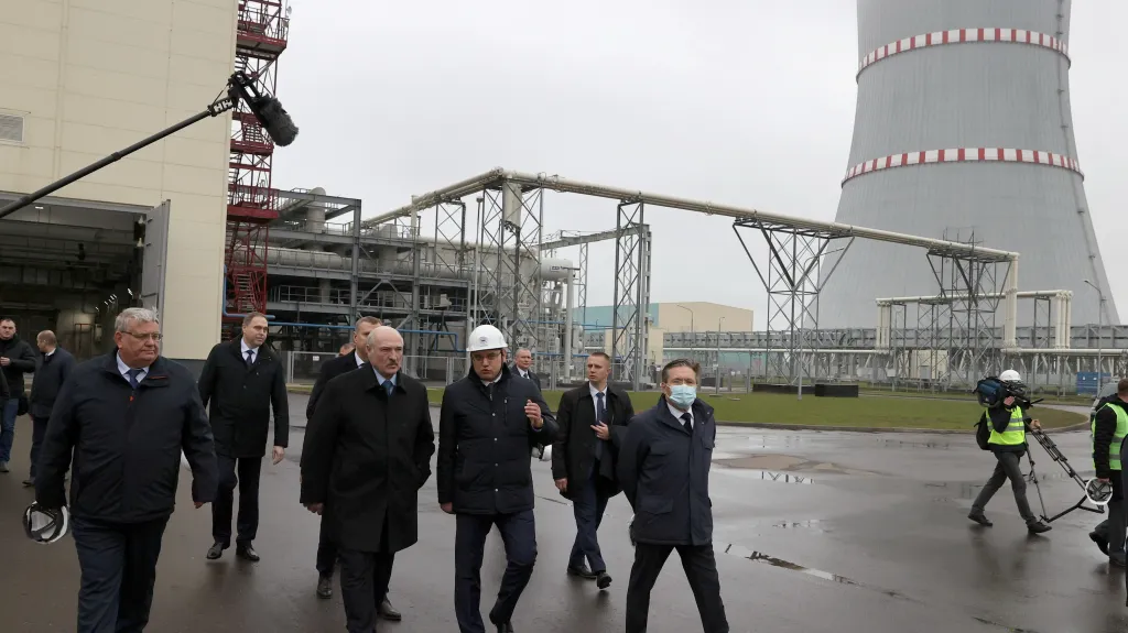 Lukašenko slavnostně otevřel jadernou elektrárnu