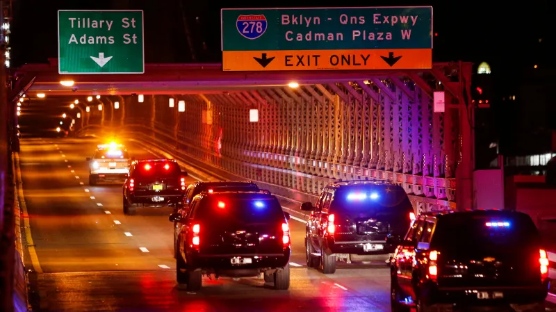 Kvůli průjezdu kolony s Guzmánem se bude dvakrát denně uzavírat Brooklynský most