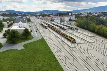 Nový terminál v Liberci má propojit vlaky, autobusy a MHD. Jeho podobu určí soutěž
