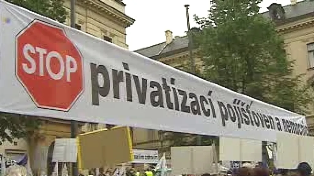 Demonstrace odborů