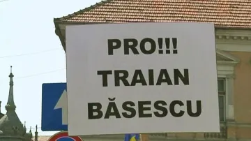 Demonstrace na podporu Traiana Basesca