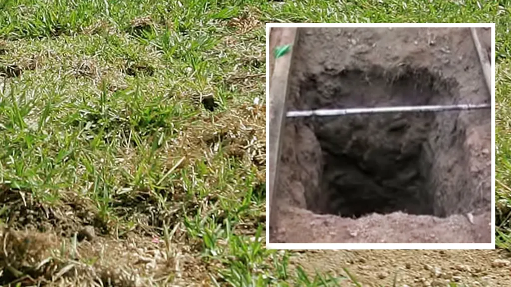 Místo, kde se nechal pohřbít Džanaka Basnajake