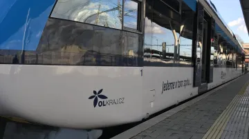 Vlak Stadler na nádraží v Olomouci