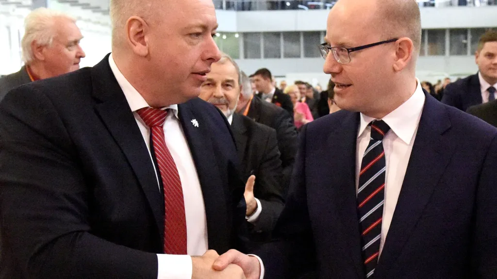 Bohuslav Sobotka a Milan Chovanec