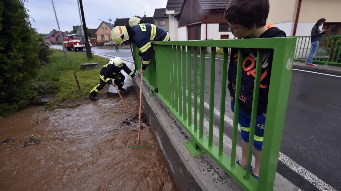 Blesková povodeň v Novém Rychnově