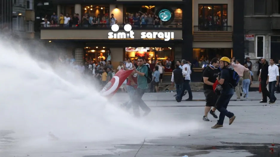 Demonstrace v Istanbulu