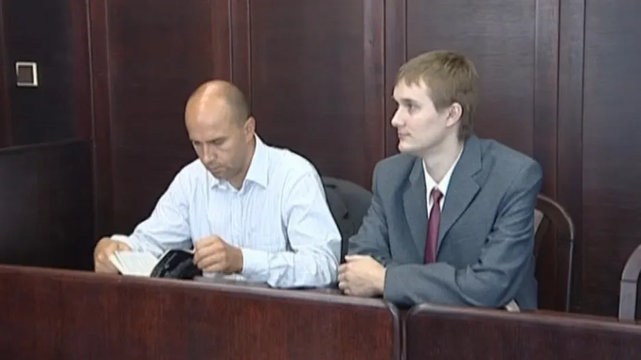 Obžalovaný Michal Lukš u soudu