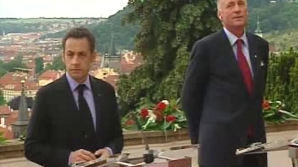 Mirek Topolánek a Nicolas Sarkozy