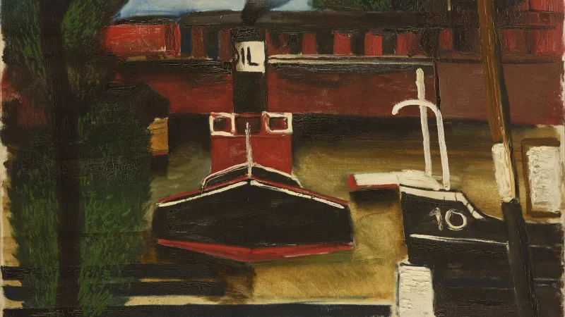 Josef Šíma, Lodě v přístavu, 1923