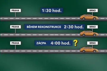 V létě pojedeme na D1 pomaleji - silničáři plánují rekonstrukci
