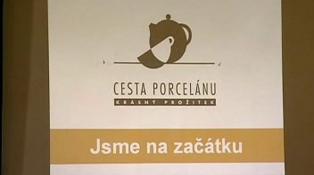 Cesta porcelánu
