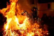  Kdo chrání koho? Koně skáčou ve Španělsku přes oheň již 500 let    