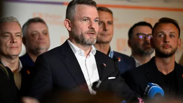 Tisková konference Petera Pellegriniho k výsledkům voleb