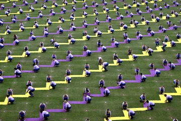 Sokolové zakončili svůj slet hromadnými skladbami