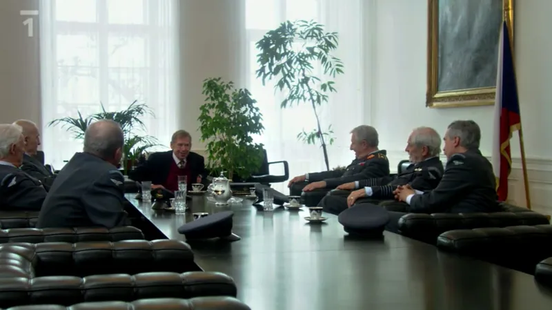 Václav Havel v serálu Zdivočelá země