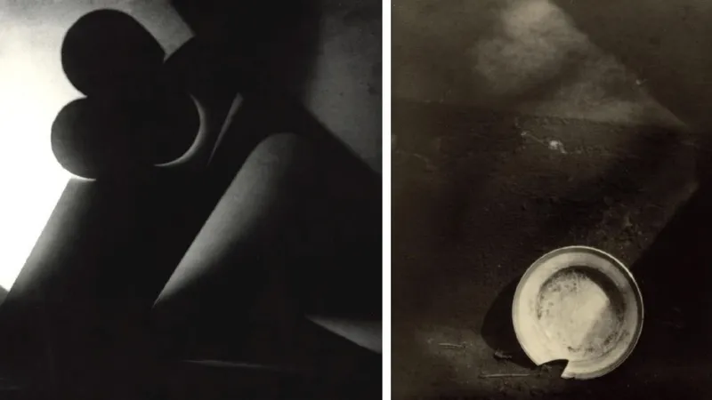 J. Rössler - Světelná abstrakce / J. Sudek Rozbitý talíř