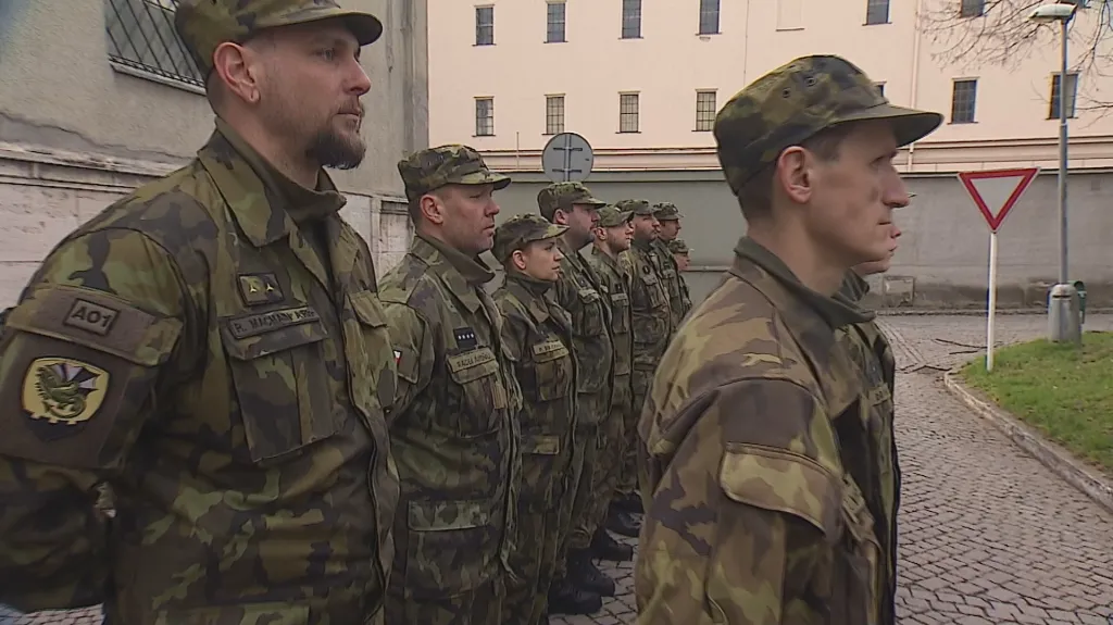 Jednotka příslušníků aktivní zálohy z jižní Moravy