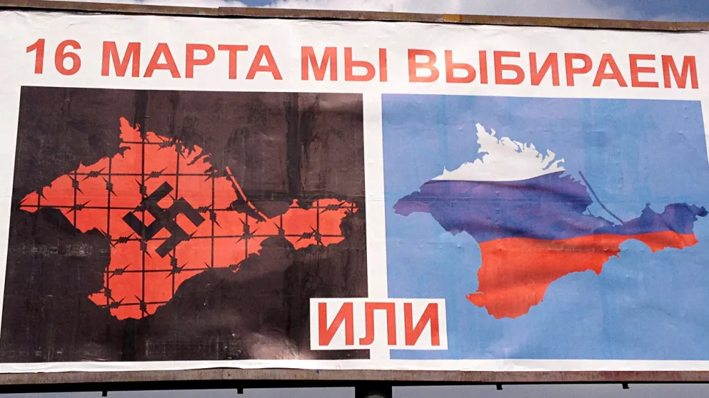 Ruská propaganda před referendem na Krymu