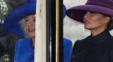 Britská královna Camilla a první dáma USA Melania Trumpová