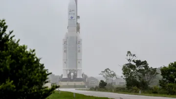 Raketa Ariane 5 s Webbovým teleskopem