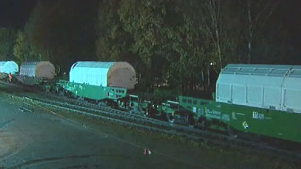 Vlak s jaderným odpadem