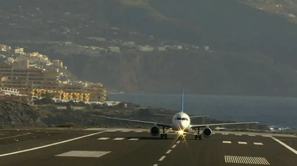 Ranvej na letišti La Palma