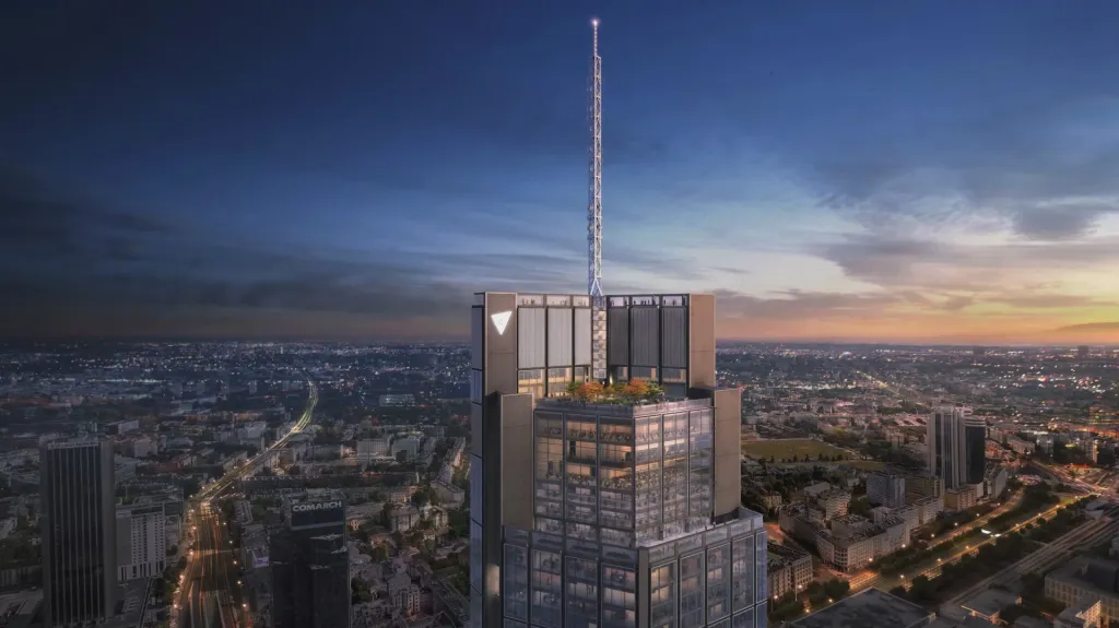 Vizualizace Varšavské věže